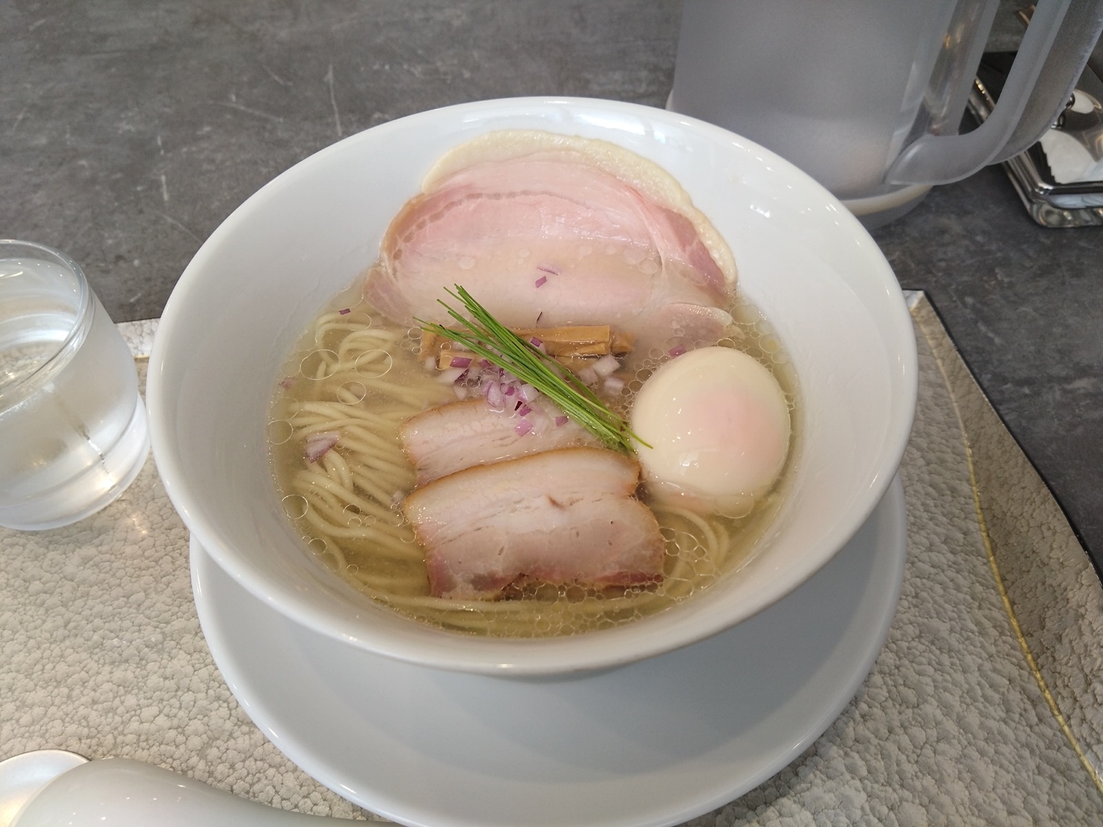 Kohaku's famous shijimi salt ramen